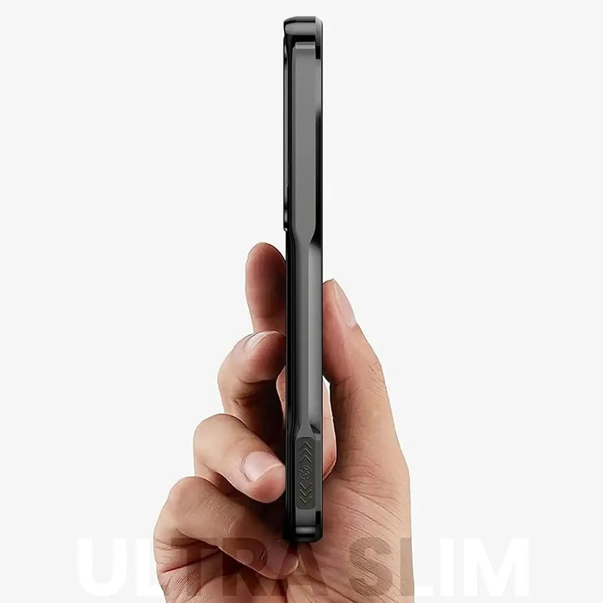 Buy Magnetic Clear Slim Galaxy Phone Case, Military-Grade Shockproof Plating Cover with Wireless Charging Support - BRIAR at Caseles-Samsung Galaxy S25 Ultra, Black