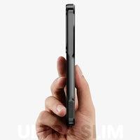 Buy Magnetic Clear Slim Galaxy Phone Case, Military-Grade Shockproof Plating Cover with Wireless Charging Support - BRIAR at Caseles-Samsung Galaxy S25 Ultra, Black