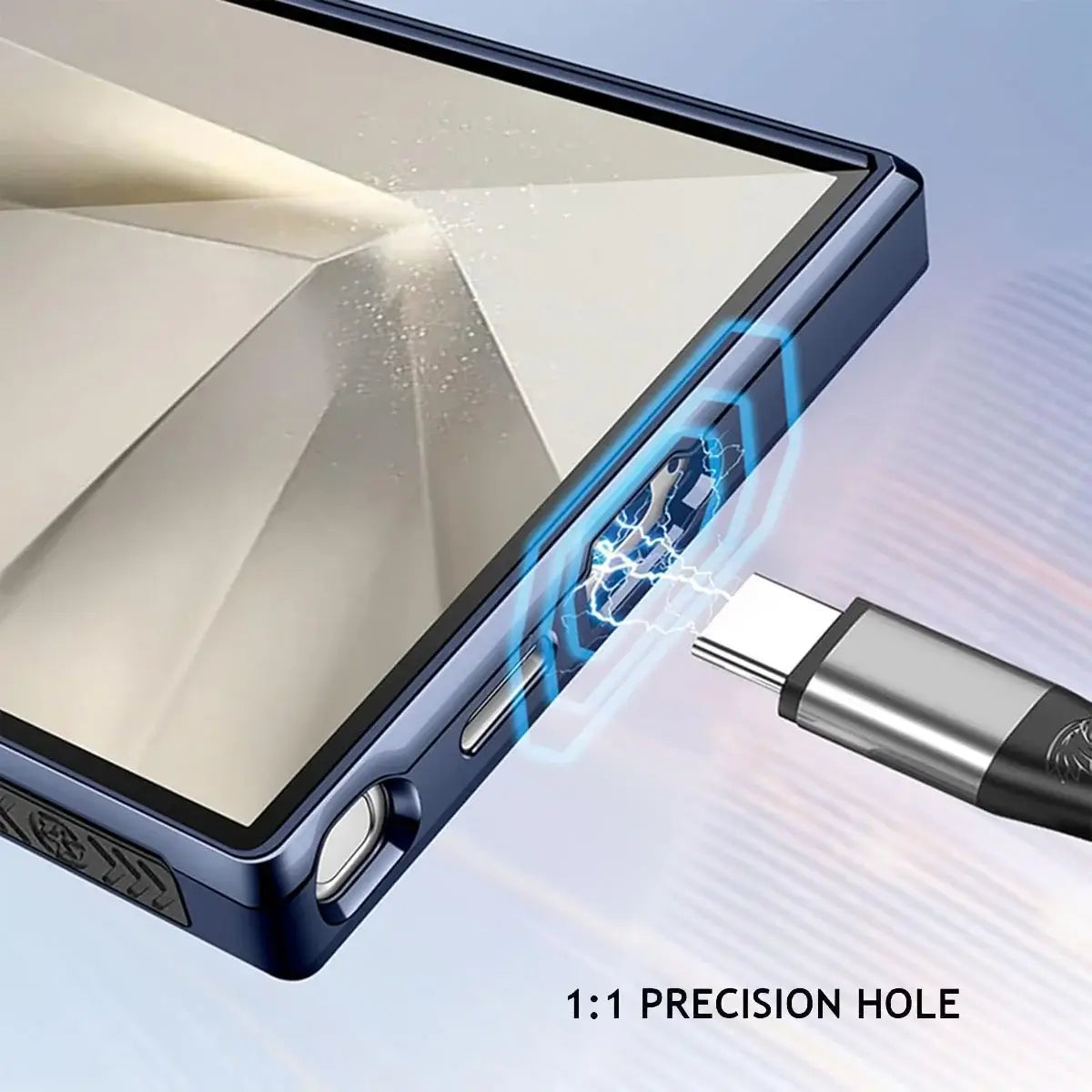 Buy Magnetic Clear Slim Galaxy Phone Case, Military-Grade Shockproof Plating Cover with Wireless Charging Support - BRIAR at Caseles-Samsung Galaxy S25 Ultra, Black