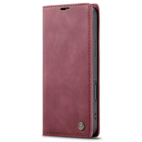 Buy Magnetic Flip Leather Card Wallet Case for iPhone, Kickstand & Drop Protection, BROOKS at Caseles-iPhone 17 Pro Max, BJM-Coffee