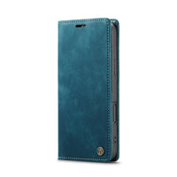 Buy Magnetic Flip Leather Card Wallet Case for iPhone, Kickstand & Drop Protection, BROOKS at Caseles-iPhone 17 Pro Max, BJM-Coffee