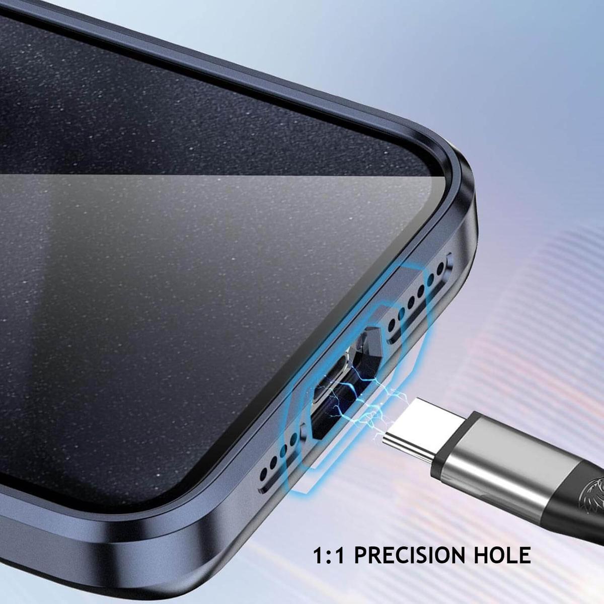 Buy Metal Corner Bumper iPhone Case, Frameless Lens Protector, EdgeGuard Protective Cover - Owen at Caseles-iPhone 17 Pro Max, Orange