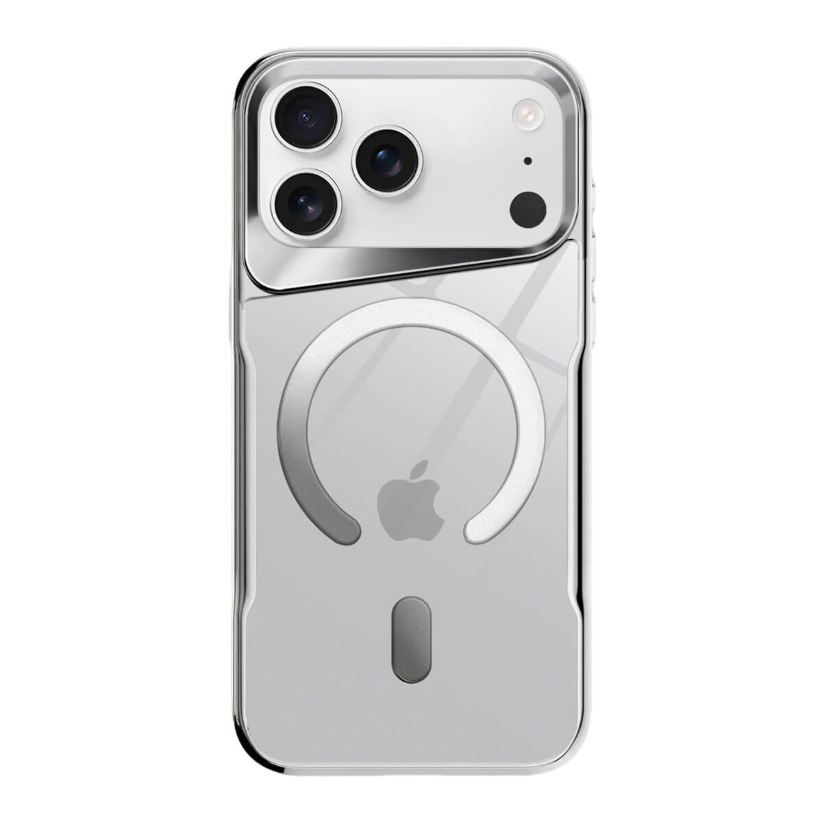 Buy Metal Corner Bumper iPhone Case, Frameless Lens Protector, EdgeGuard Protective Cover - Owen at Caseles-iPhone 17 Pro Max, Orange