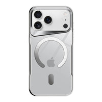 Buy Metal Corner Bumper iPhone Case, Frameless Lens Protector, EdgeGuard Protective Cover - Owen at Caseles-iPhone 17 Pro Max, Orange
