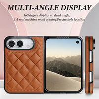 Buy Chic Quilted PU Leather Case with Layered Protection, PC Frame, 2mm Raised Camera Edge & 1.2mm Raised Screen Bezel for iPhone Duo - CALLA at Caseles-iPhone Duo, Black