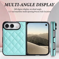Buy Chic Quilted PU Leather Case with Layered Protection, PC Frame, 2mm Raised Camera Edge & 1.2mm Raised Screen Bezel for iPhone Duo - CALLA at Caseles-iPhone Duo, Black