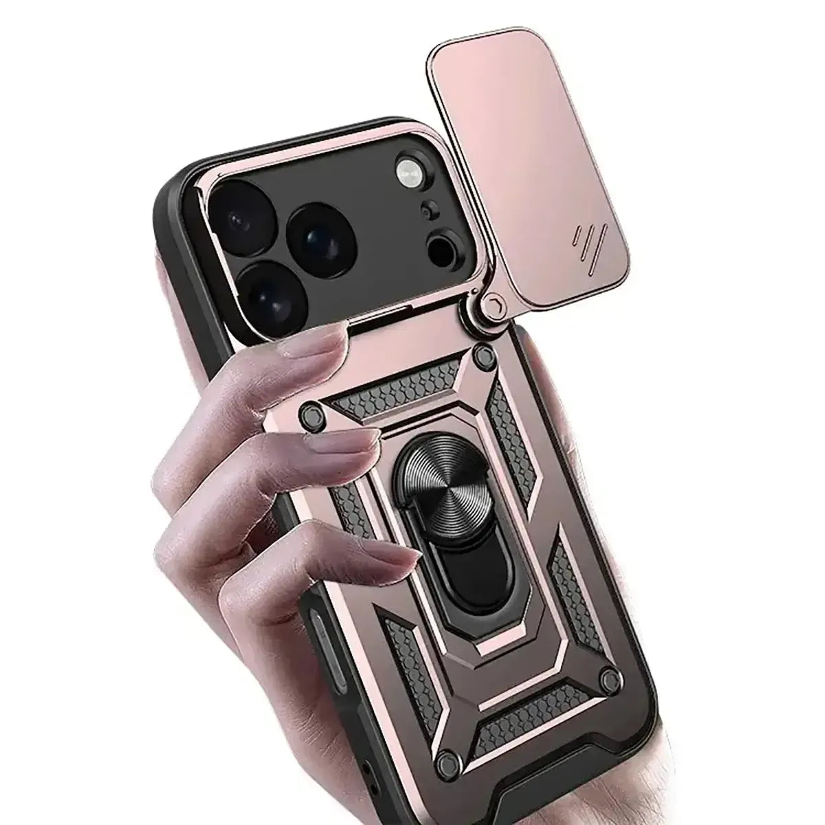 Buy Metal iPhone Case, with Built in Screen Protector, FullBody Protective Shockproof Heavy Duty Rugged Defender Cover,Callum at Caseles-iPhone 17 Pro Max, Callum-Black