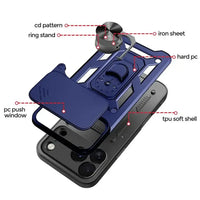 Buy Metal iPhone Case, with Built in Screen Protector, FullBody Protective Shockproof Heavy Duty Rugged Defender Cover,Callum at Caseles-iPhone 17 Pro Max, Callum-Black