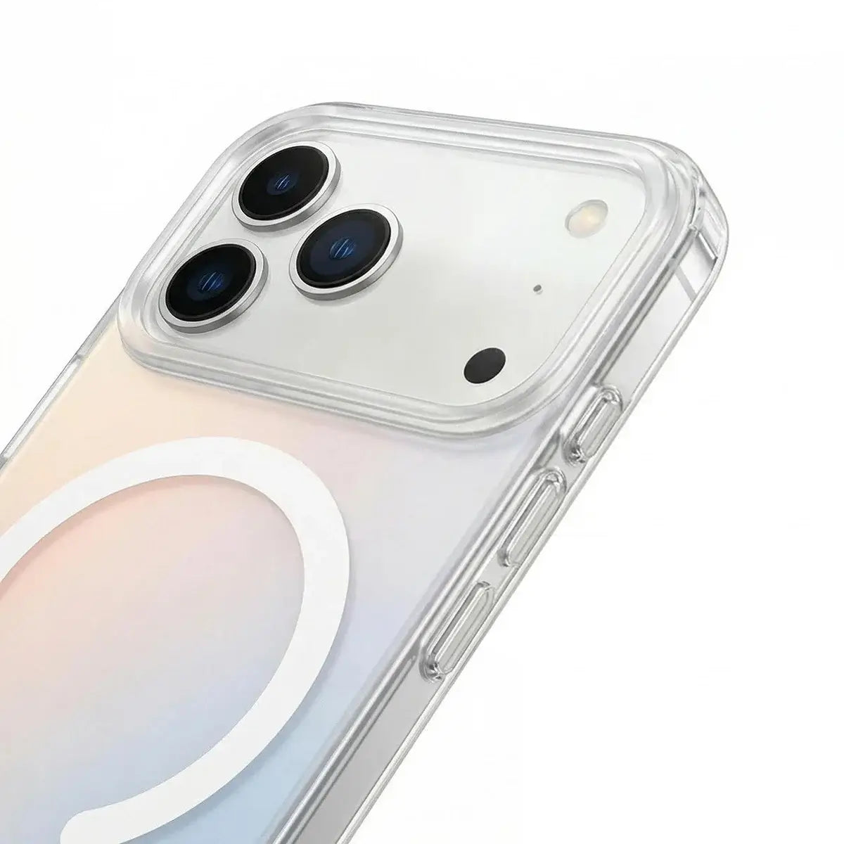 Buy Slim Magnetic Phone Case, Compatible with MagSafe, Iridescent Gradient Matte Shockproof Protective Cover,CAMILA at Caseles-iPhone 17 Pro Max, 