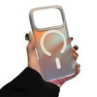 Buy Slim Magnetic Phone Case, Compatible with MagSafe, Iridescent Gradient Matte Shockproof Protective Cover,CAMILA at Caseles-iPhone 17 Pro Max, 