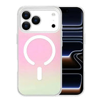 Buy Slim Magnetic Phone Case, Compatible with MagSafe, Iridescent Gradient Matte Shockproof Protective Cover,CAMILA at Caseles-iPhone 17 Pro Max, 