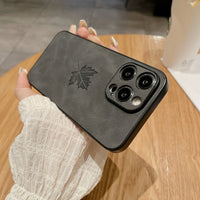 Buy MagSafe-compatible Canadian Maple Leaf Case with 8ft Drop Protection,Canuck at Caseles-iPhone 16 Pro Max, Black
