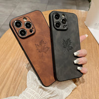 Buy MagSafe-compatible Canadian Maple Leaf Case with 8ft Drop Protection,Canuck at Caseles-iPhone 16 Pro Max, Brown