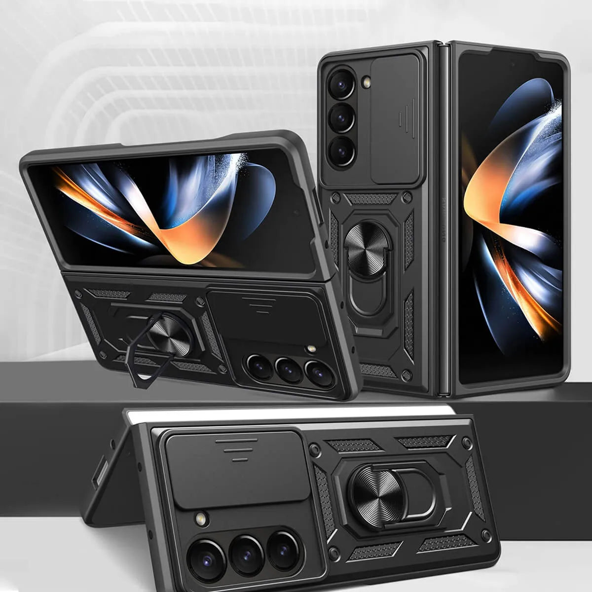 Buy Metal Waterproof Phone Case, with Built in Screen Protector, FullBody Protective Shockproof Heavy Duty Rugged Defender Cover,Carlos at Caseles-Samsung Galaxy A56 5G, Callum-Black