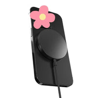 Buy Magnetic Wireless Qi Charger Fast Apple Mag-Safe Charger for iPhone Series And AirPods LED Magnet Charging Pad Mag Safe Charger with Dual Charging Ports - WIRELESS CHARGER PAD at Caseles-Black, 