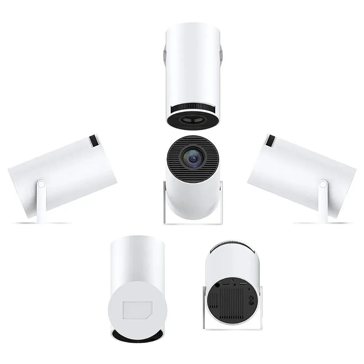 Buy Portable 4K-Supported 1080P WiFi Projector with Android 11: Auto-Keystone Smart Home Theater - Cinema Go Mini at Caseles-, 