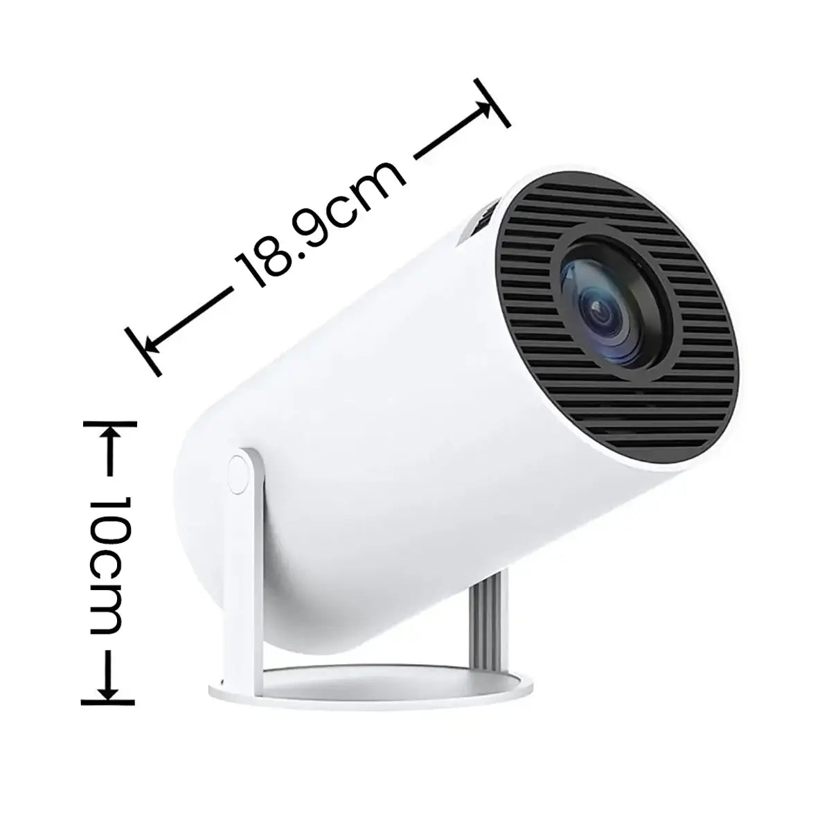 Buy Portable 4K-Supported 1080P WiFi Projector with Android 11: Auto-Keystone Smart Home Theater - Cinema Go Mini at Caseles-, 