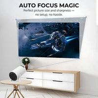 Buy Portable 4K-Supported 1080P WiFi Projector with Android 11: Auto-Keystone Smart Home Theater - Cinema Go Mini at Caseles-, 