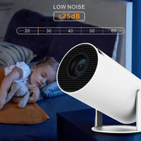 Buy Portable 4K-Supported 1080P WiFi Projector with Android 11: Auto-Keystone Smart Home Theater - Cinema Go Mini at Caseles-, 