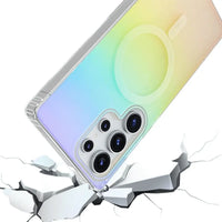 Buy Slim Magnetic Phone Case, Compatible with MagSafe, Iridescent Gradient Matte Shockproof Protective Cover,CAMILA at Caseles-Samsung Galaxy S26 Ultra, 