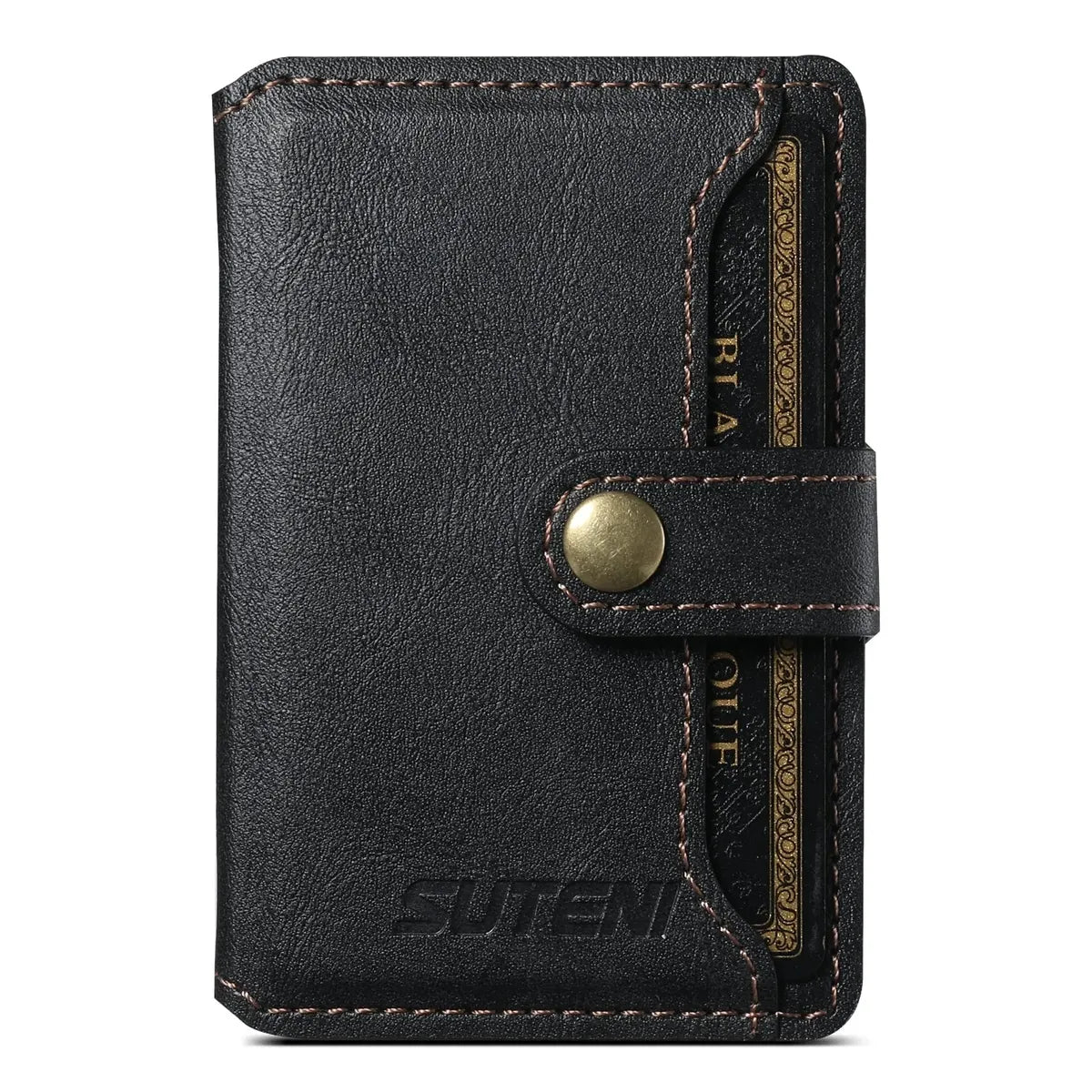 Buy Magnetic Wallet & Phone Stand,Classic Magnetic Card Holder Wallet at Caseles-Black, 