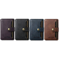 Buy Magnetic Wallet & Phone Stand,Classic Magnetic Card Holder Wallet at Caseles-Brown, 