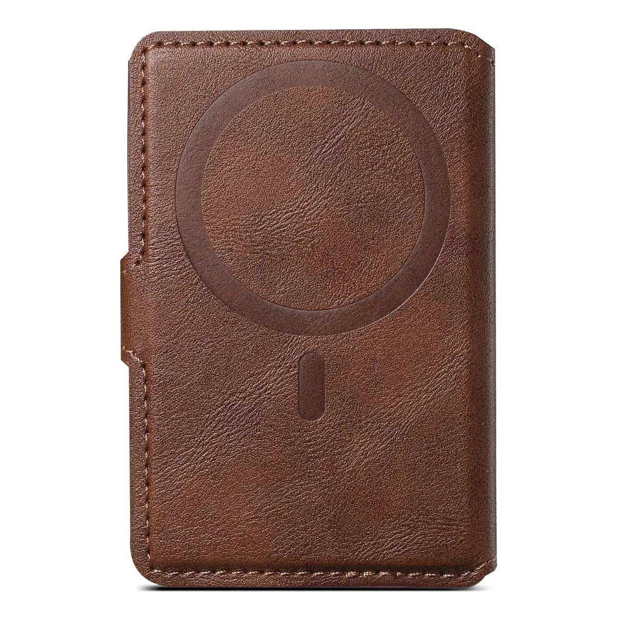 Buy Magnetic Wallet & Phone Stand,Classic Magnetic Card Holder Wallet at Caseles-Brown, 