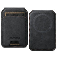 Buy Magnetic Wallet & Phone Stand,Classic Magnetic Card Holder Wallet S2 at Caseles-Black, 