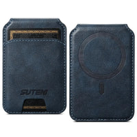 Buy Magnetic Wallet & Phone Stand,Classic Magnetic Card Holder Wallet S2 at Caseles-Blue, 