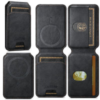 Buy Magnetic Wallet & Phone Stand,Classic Magnetic Card Holder Wallet S2 at Caseles-Brown, 