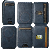 Buy Magnetic Wallet & Phone Stand,Classic Magnetic Card Holder Wallet S2 at Caseles-Brown, 