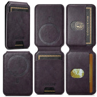 Buy Magnetic Wallet & Phone Stand,Classic Magnetic Card Holder Wallet S2 at Caseles-Brown, 