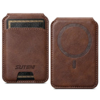 Buy Magnetic Wallet & Phone Stand,Classic Magnetic Card Holder Wallet S2 at Caseles-Brown, 