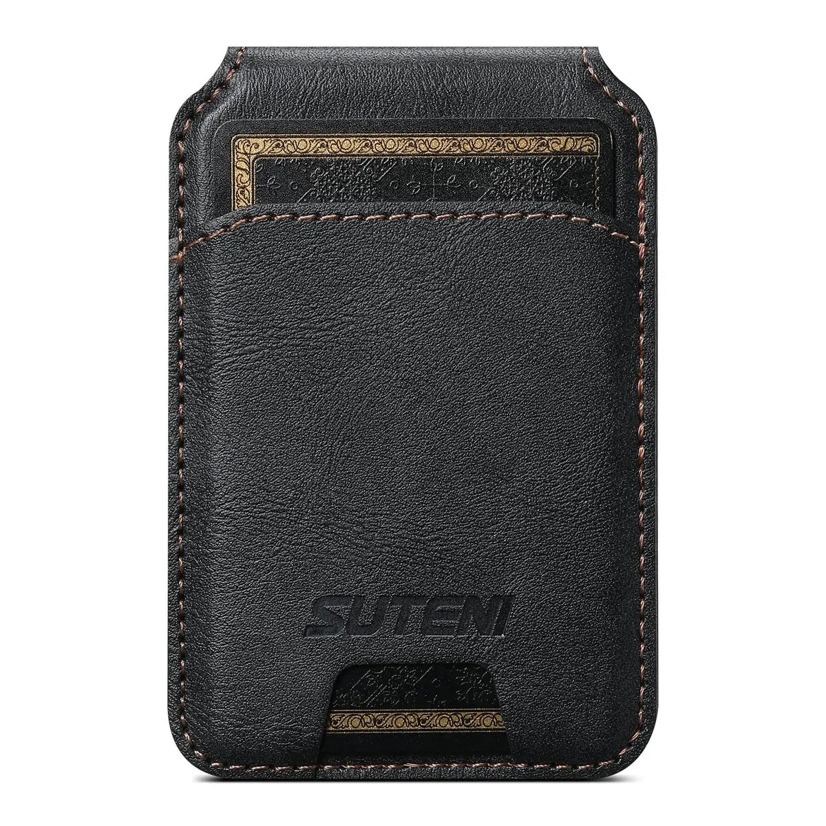 Buy Magnetic Wallet & Phone Stand,Classic Magnetic Card Holder Wallet S2 at Caseles-Brown, 