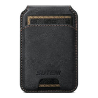 Buy Magnetic Wallet & Phone Stand,Classic Magnetic Card Holder Wallet S2 at Caseles-Brown, 