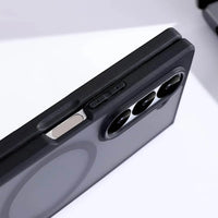 Buy Magnetic Case for Samsung Galaxy Z Fold & Flip, Slim Matte Translucent Shockproof Cover, MagSafe Compatible, Classic Magsafe Case for Galaxy Z at Caseles-Samsung Galaxy Z Fold 7, 