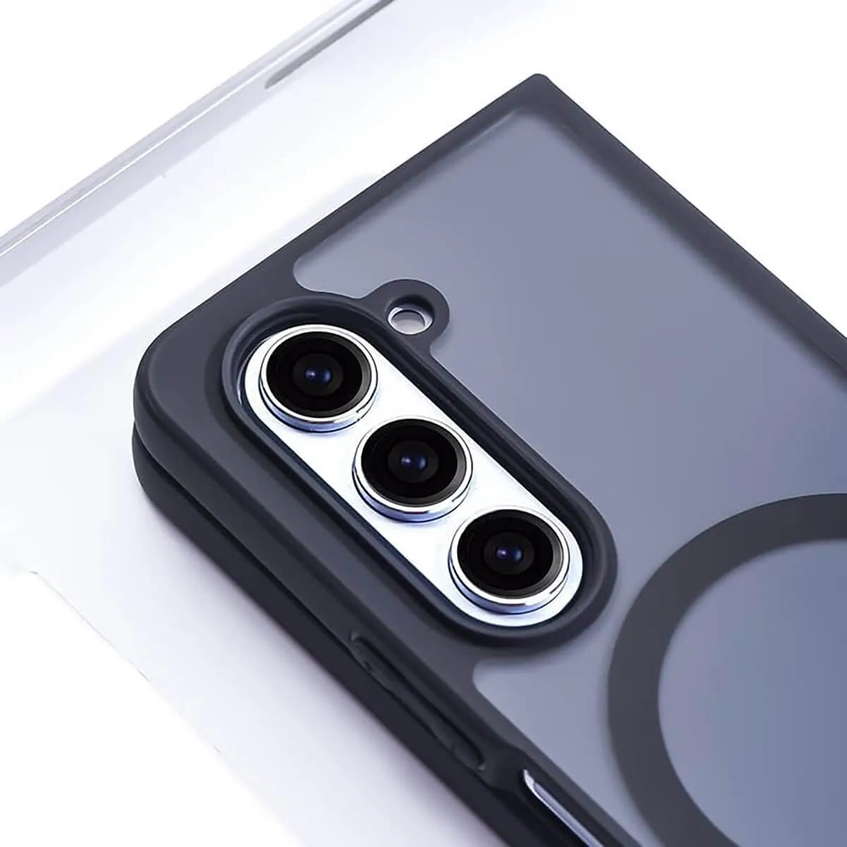 Buy Magnetic Case for Samsung Galaxy Z Fold & Flip, Slim Matte Translucent Shockproof Cover, MagSafe Compatible, Classic Magsafe Case for Galaxy Z at Caseles-Samsung Galaxy Z Fold 7, 