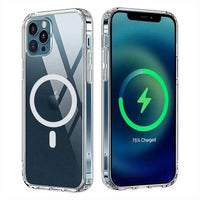 Buy Magnetic Smart Phone Case Anti-Fall for iPhone - iPhone MagSafe Clear Case at Caseles -iPhone 15 Pro Max, 