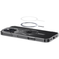 Buy Slim crystal-clear MagSafe iPhone case with strong magnetic adsorption, anti-yellowing durability, and military-grade drop protection - iPhone MagSafe Clear Case at Caseles -iPhone 17 Pro Max, 