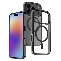 Buy MagSafe iPhone 17 Case – Anti-Scratch, Military-Grade Protection, Shockproof & Slim Design - MagSafe Clear Case at for iPhone at Caseles -iPhone 17 Pro Max, Black
