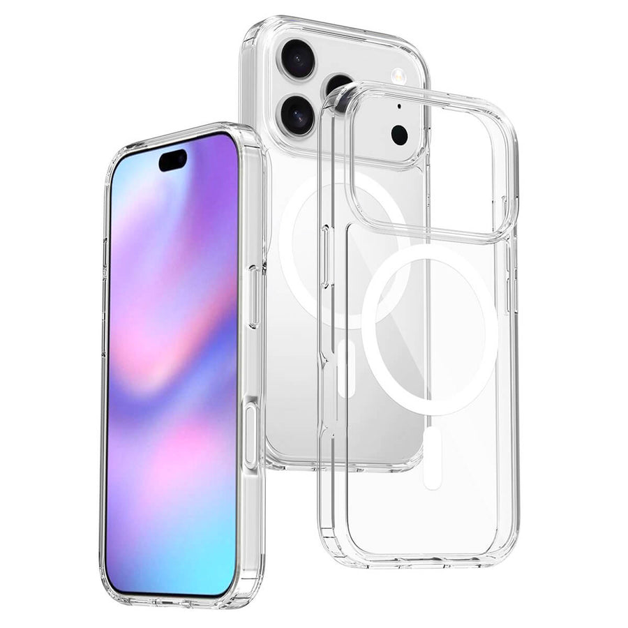 Buy MagSafe iPhone 17 Case – Anti-Scratch, Military-Grade Protection, Shockproof & Slim Design - MagSafe Clear Case at for iPhone at Caseles -iPhone 17 Pro Max, Clear