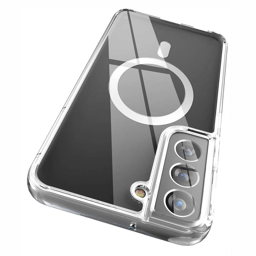 Buy Crystal Clear Shockproof Case, MagSafe Compatible for Samsung - Samsung MagSafe Case at Caseles-Samsung S24 Ultra, 
