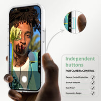 Buy MagSafe iPhone 17 Case with Camera Button, Military-Grade Protection - iPhone MagSafe Clear Case at Caseles -iPhone 17 Pro Max, White