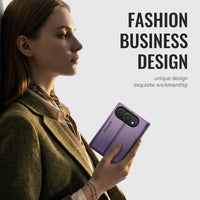 Buy Slim & Lightweight Flip Folio with 2 Card Slots, 1 Cash Slot, RFID Protection, Magnetic Closure & Wireless Charging Support for iPhone Duo - CLEO at Caseles-iPhone Duo, Black