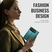 Buy Slim & Lightweight Flip Folio with 2 Card Slots, 1 Cash Slot, RFID Protection, Magnetic Closure & Wireless Charging Support for iPhone Duo - CLEO at Caseles-iPhone Duo, Black