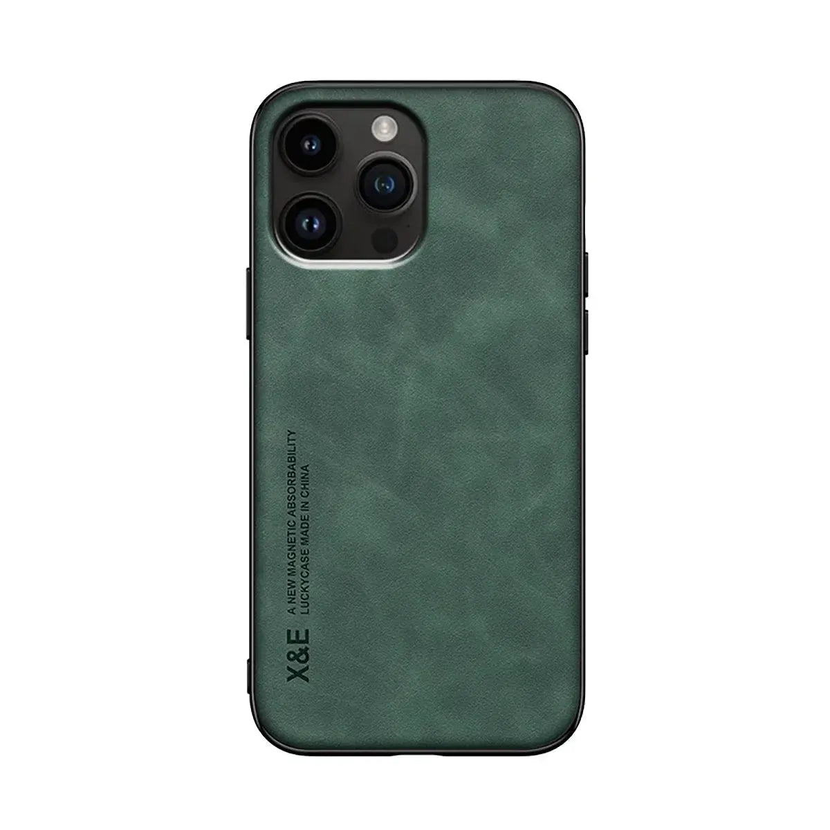 Buy Camera & Screen Protection, Shockproof Drop Protection, Precise Cutouts, Stylish Leather Case for iPhone,CORBIN at Caseles-iPhone 16 Pro Max, Carter-Green