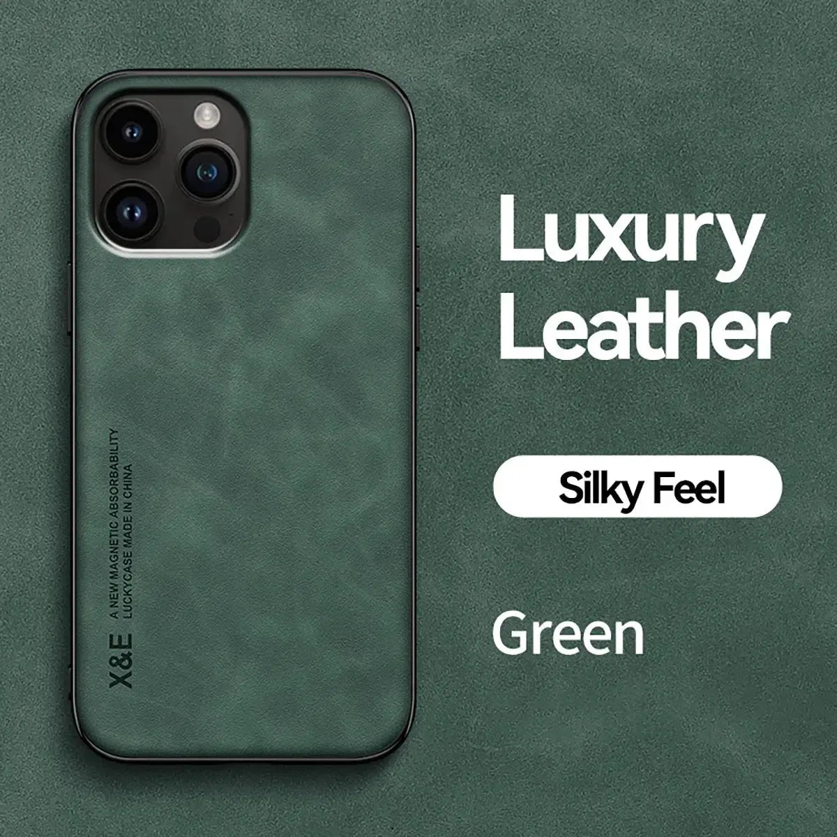 Buy Camera & Screen Protection, Shockproof Drop Protection, Precise Cutouts, Stylish Leather Case for iPhone,CORBIN at Caseles-iPhone 16 Pro Max, Carter-LightGrey
