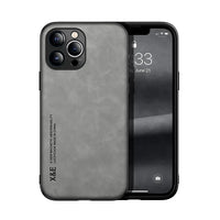 Buy Camera & Screen Protection, Shockproof Drop Protection, Precise Cutouts, Stylish Leather Case for iPhone,CORBIN at Caseles-iPhone 16 Pro Max, Carter-LightGrey