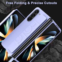 Buy Heavy-Duty Protective Case with Spring-Assisted Hinge Cover, Integrated Hand Strap & Full-Body Defense - Cole at Caseles-Samsung Galaxy Z Fold 8 Ultra, Black