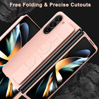 Buy Heavy-Duty Protective Case with Spring-Assisted Hinge Cover, Integrated Hand Strap & Full-Body Defense - Cole at Caseles-Samsung Galaxy Z Fold 8 Ultra, Black